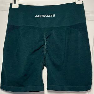 Teal Alphalete Amplify Shorts